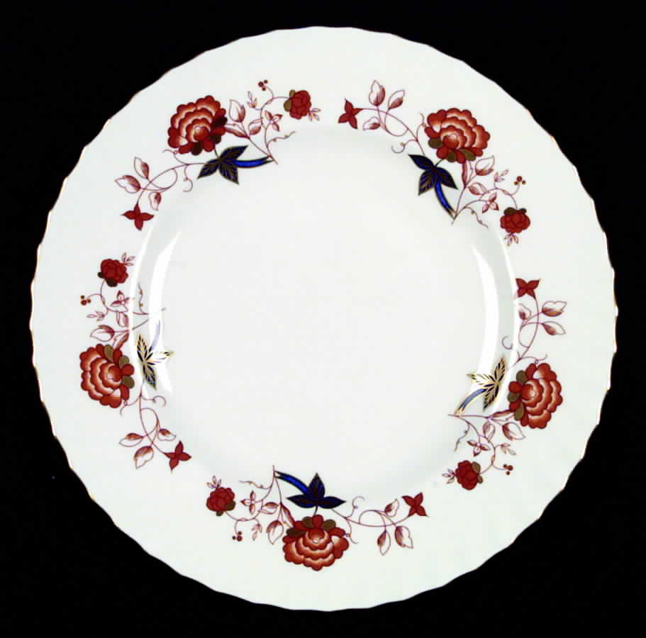 Bali (Boston Shape, Swirl) Dinner Plate by Royal Crown Derby-1
