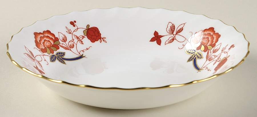 Bali (Boston Shape, Swirl) Coupe Cereal Bowl by Royal Crown Derby-1