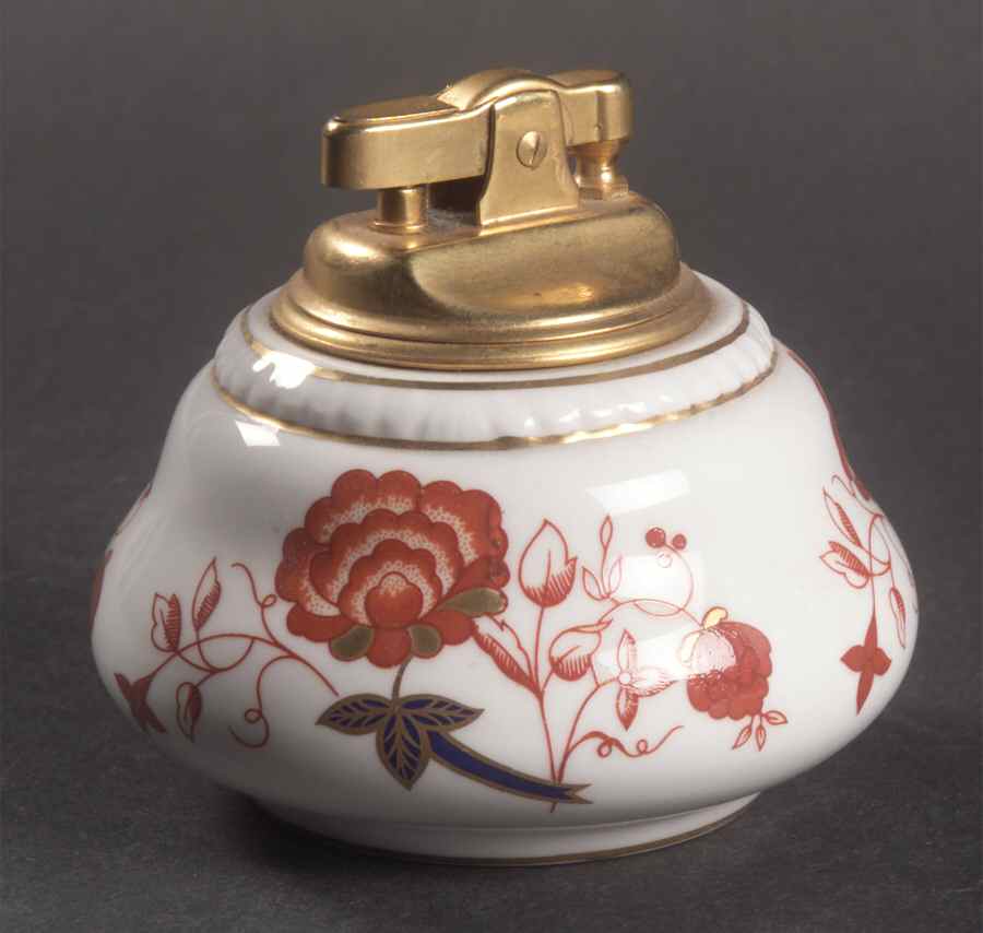 Bali (Boston Shape, Swirl) Cigarette Lighter by Royal Crown Derby-1