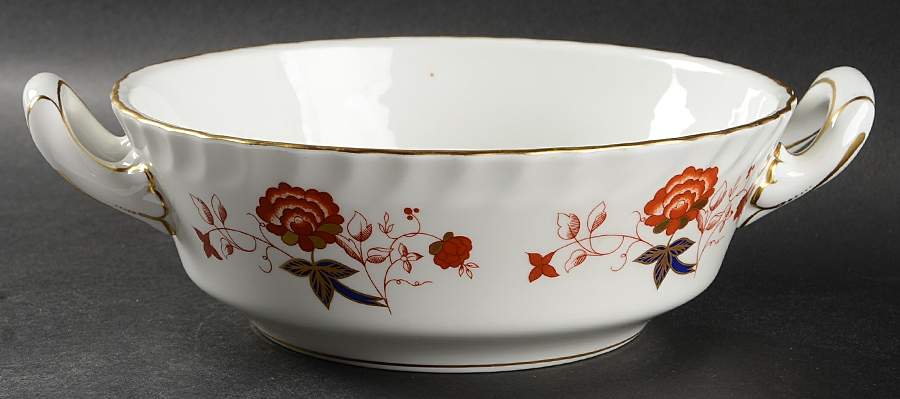 Bali (Boston Shape, Swirl) Round Vegetable No Lid by Royal Crown Derby-1