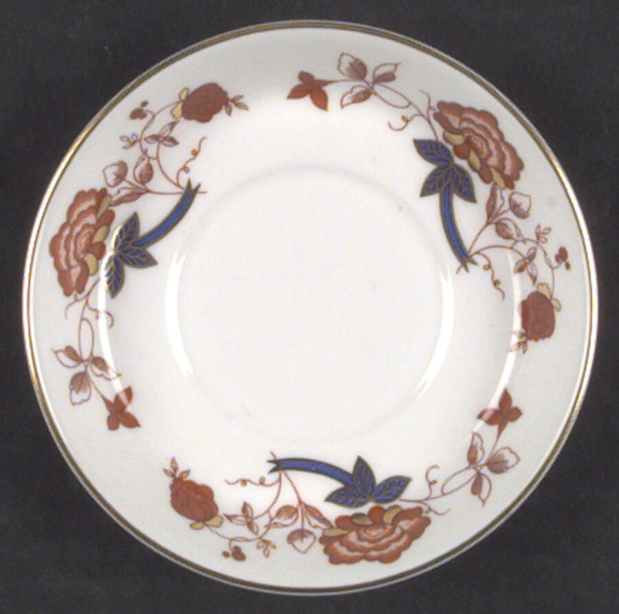 Bali (Duesbury Shape) Saucer by Royal Crown Derby-1