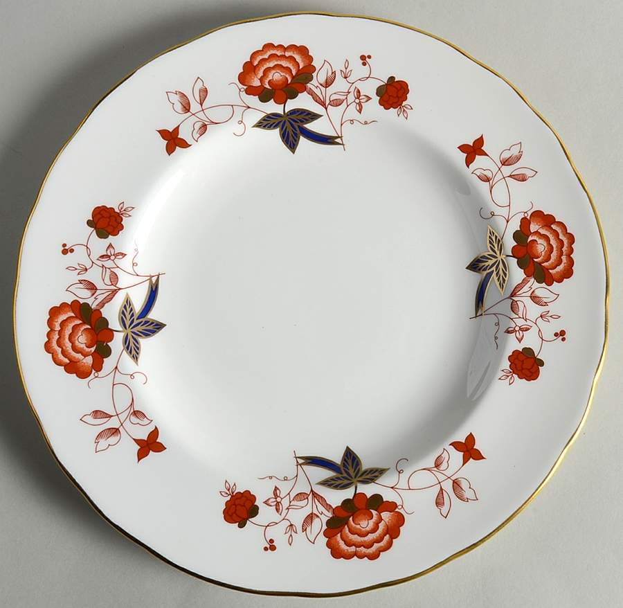 Bali (Ely Chelsea) Luncheon Plate by Royal Crown Derby-1