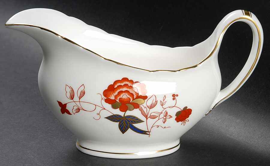 Bali (Ely Chelsea) Gravy Boat by Royal Crown Derby-1
