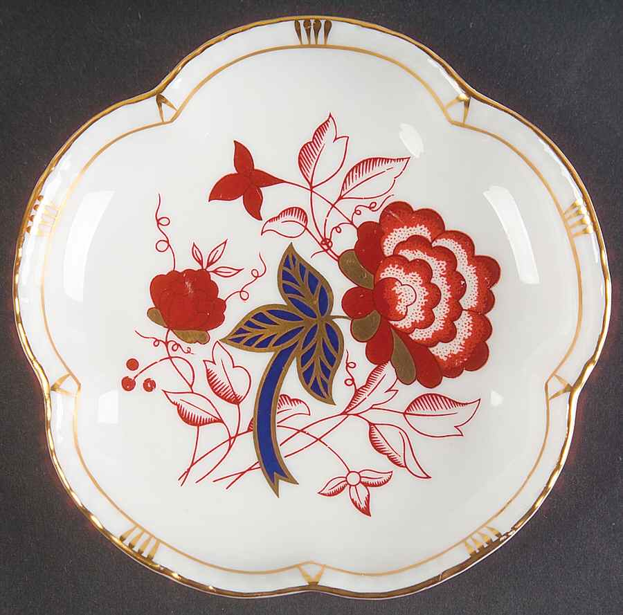 Bali (Ely Chelsea) Tudor Rose Tray by Royal Crown Derby-1