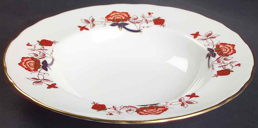Bali (Ely Chelsea) Rim Soup Bowl by Royal Crown Derby-1