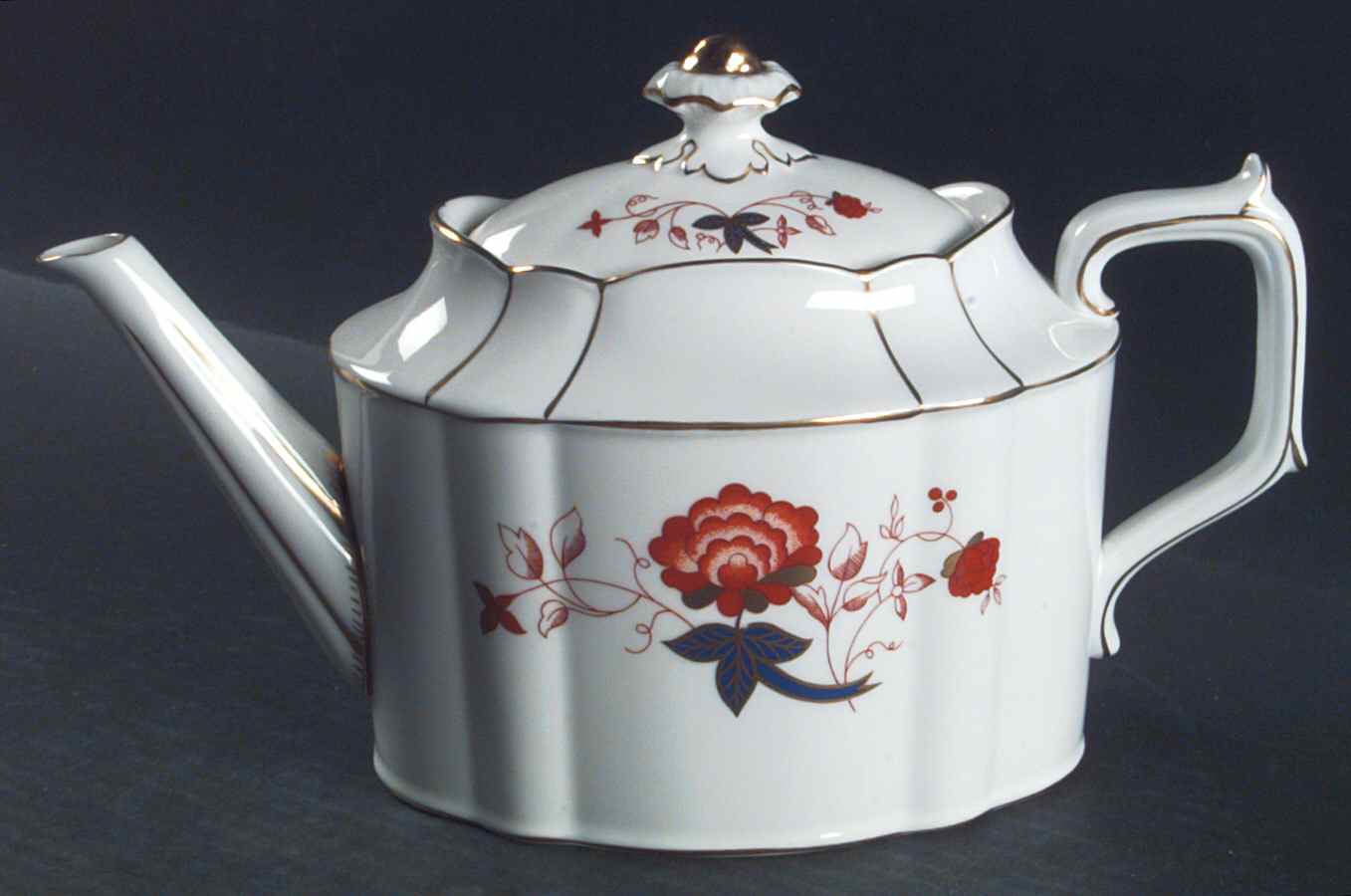Bali (Ely Chelsea) Teapot & Lid by Royal Crown Derby-1