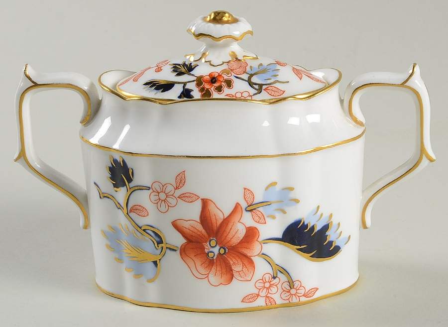 Beaumont Sugar Bowl & Lid by Royal Crown Derby-1