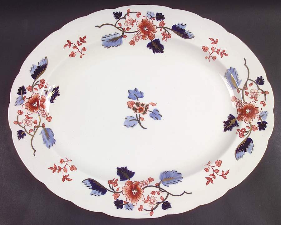 Beaumont 17" Oval Serving Platter by Royal Crown Derby-1