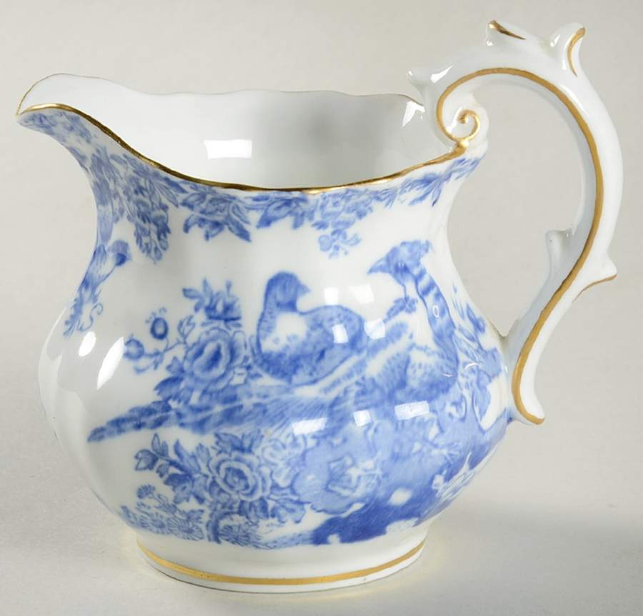Blue Aves Mini Creamer by Royal Crown Derby-1