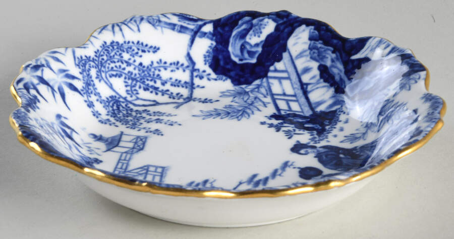 Blue Mikado Nut Dish by Royal Crown Derby-1