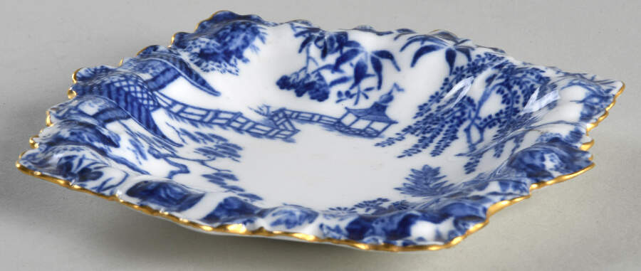 Blue Mikado Small Ashtray by Royal Crown Derby-1