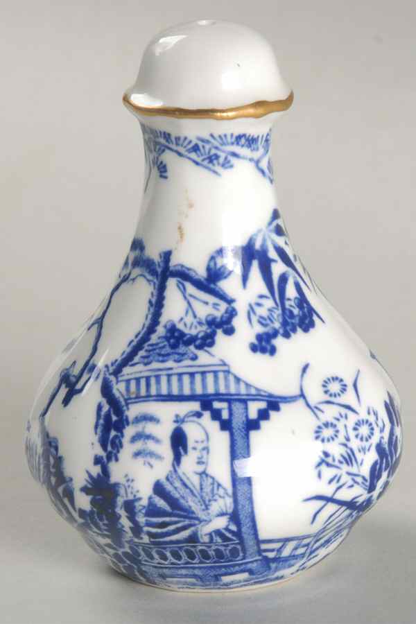 Blue Mikado Salt Shaker by Royal Crown Derby-1