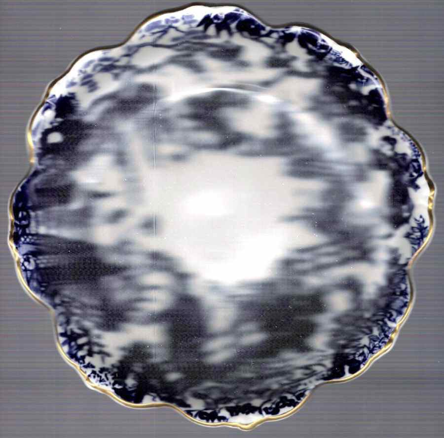 Blue Mikado Bon Bon by Royal Crown Derby-1