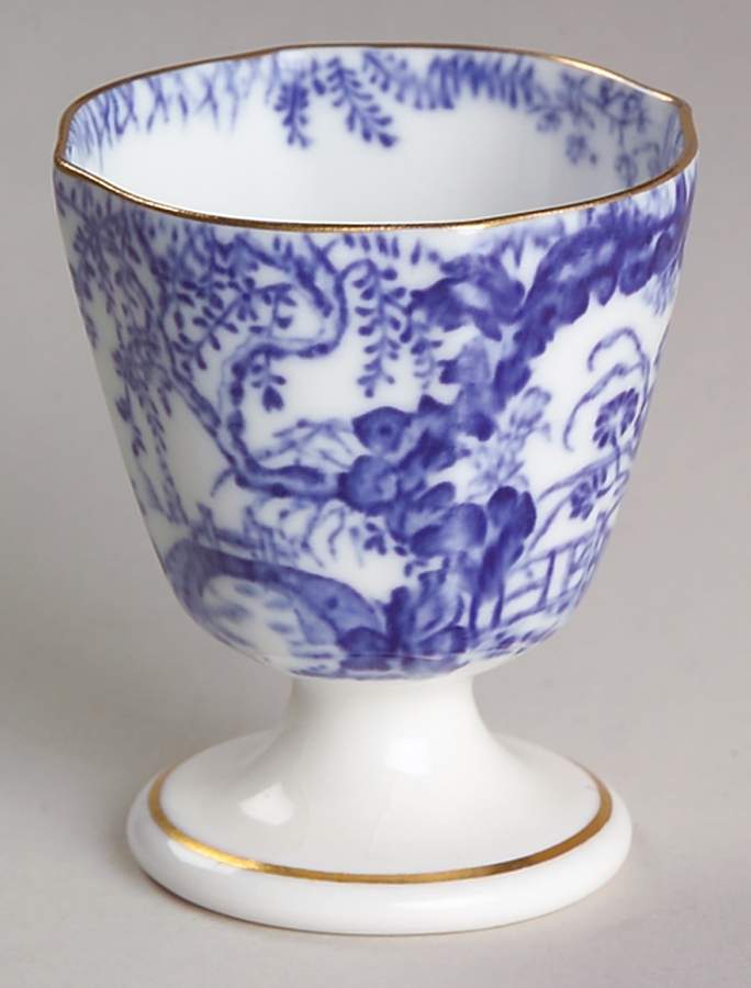 Blue Mikado Single Egg Cup by Royal Crown Derby-1