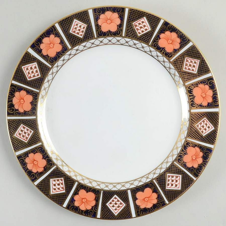 Border Imari Luncheon Plate by Royal Crown Derby-1