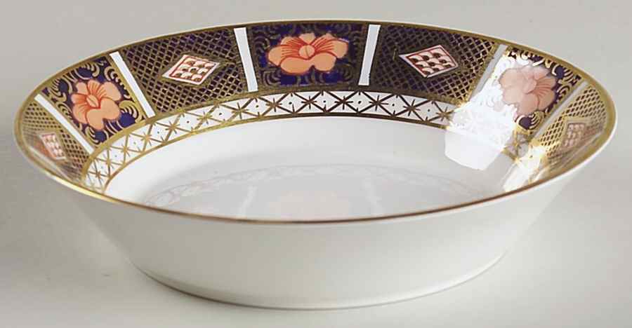 Border Imari Fruit/Dessert (Sauce) Bowl by Royal Crown Derby-1