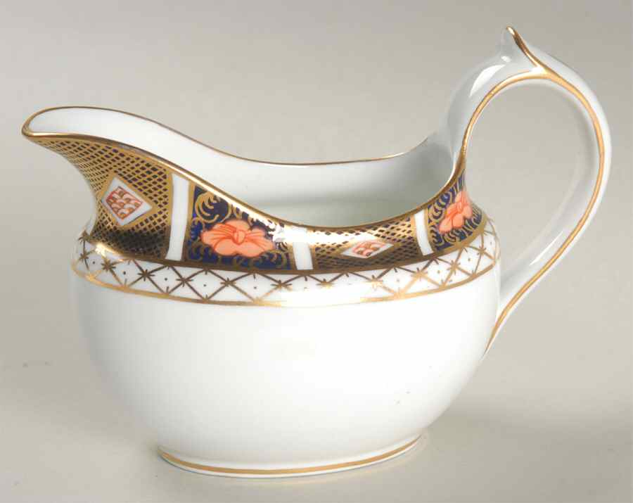 Border Imari Creamer by Royal Crown Derby-1