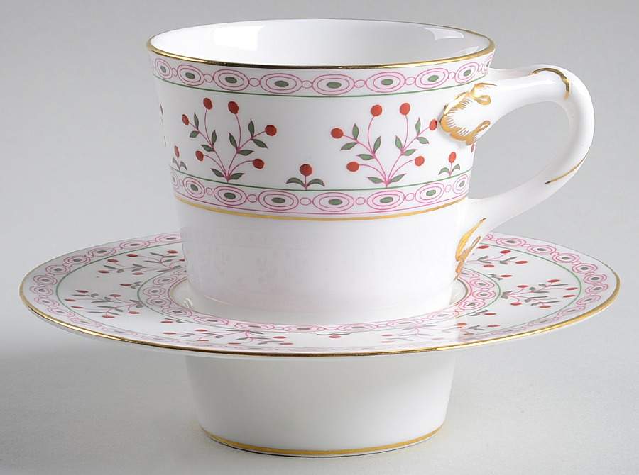 Brittany Trembleuse Cup & Saucer Set by Royal Crown Derby-1