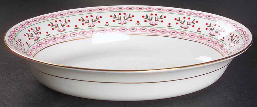 Brittany 10" Oval Vegetable Bowl by Royal Crown Derby-1