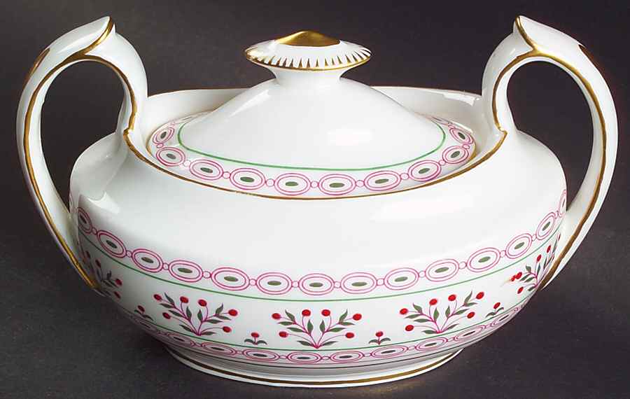 Brittany Sugar Bowl & Lid by Royal Crown Derby-1