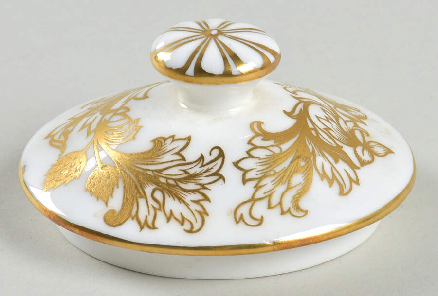 Brocade Lid for Sugar Bowl by Royal Crown Derby-1