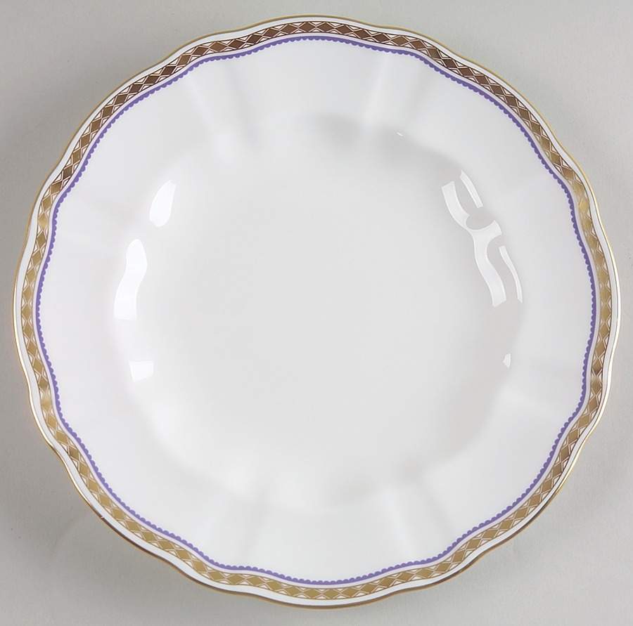 Carlton Blue Salad Plate by Royal Crown Derby-1