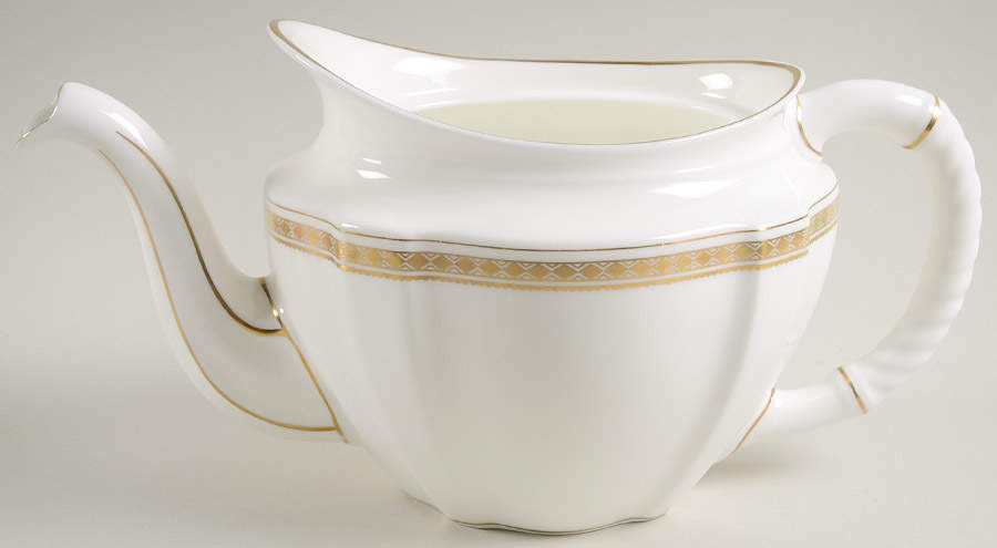 Carlton Gold Teapot No Lid by Royal Crown Derby-1