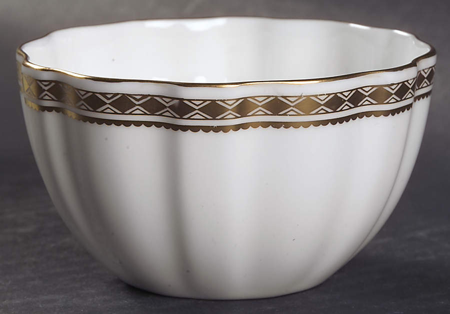 Carlton Gold Individual Open Sugar Bowl by Royal Crown Derby-1