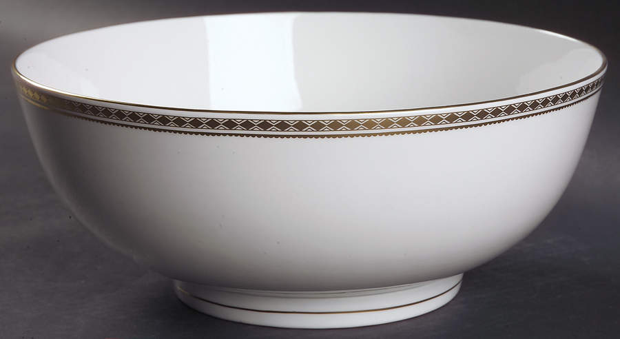 Carlton Gold 9" Salad Serving Bowl by Royal Crown Derby-1