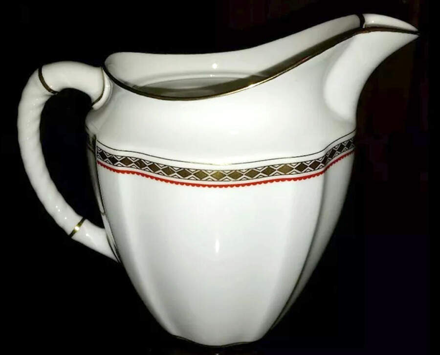 Carlton Red 24 Oz Pitcher by Royal Crown Derby-1