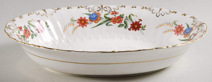 Chatsworth 10" Oval Vegetable Bowl by Royal Crown Derby-1