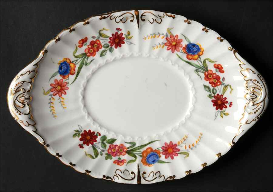 Chatsworth Underplate for Gravy Boat by Royal Crown Derby-1