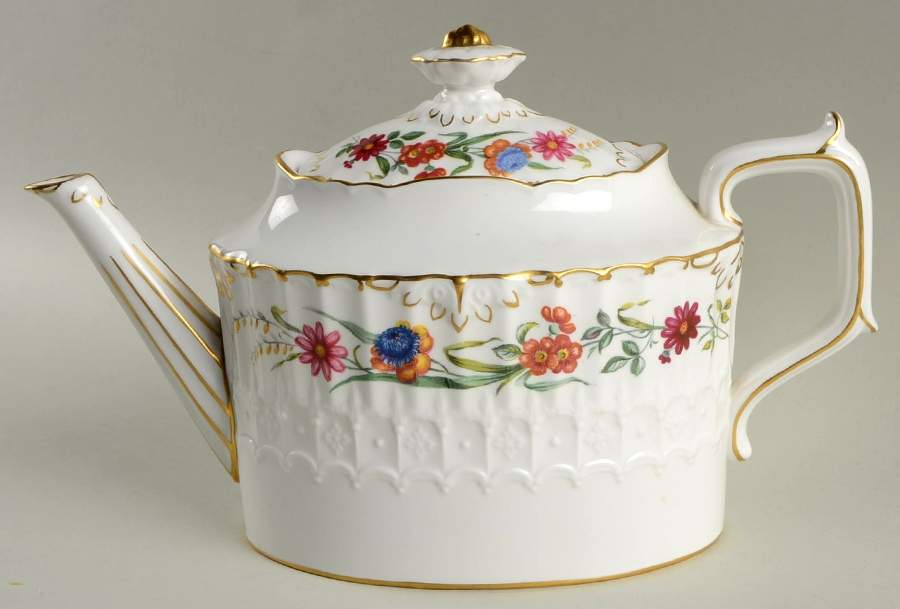 Chatsworth Teapot & Lid by Royal Crown Derby-1