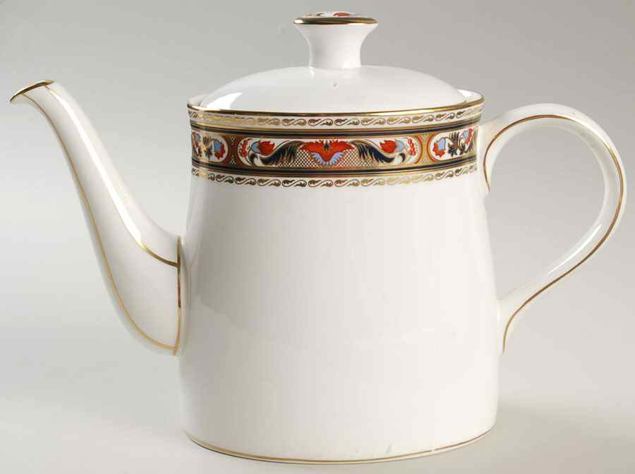 Chardonnay Teapot & Lid by Royal Crown Derby-1