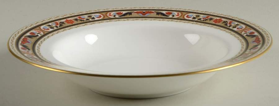Chardonnay Rim Soup Bowl by Royal Crown Derby-1