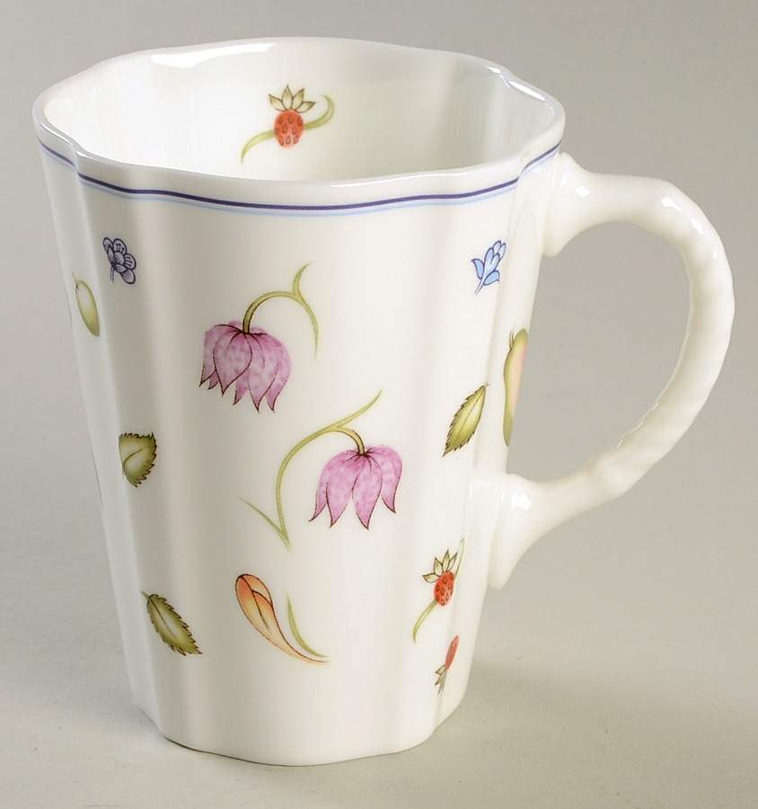 Chatsworth (Scalloped, Fruit) Mug by Royal Crown Derby-1