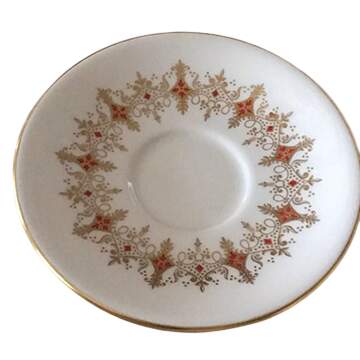 Cherbourg Saucer by Royal Crown Derby-1