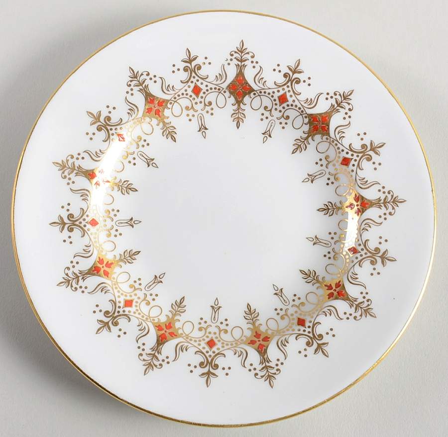 Cherbourg Bread & Butter Plate by Royal Crown Derby-1