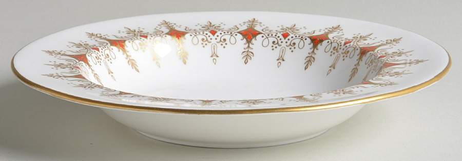 Cherbourg Rim Soup Bowl by Royal Crown Derby-1