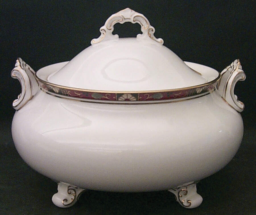Cloisonne Tureen &  Lid by Royal Crown Derby-1