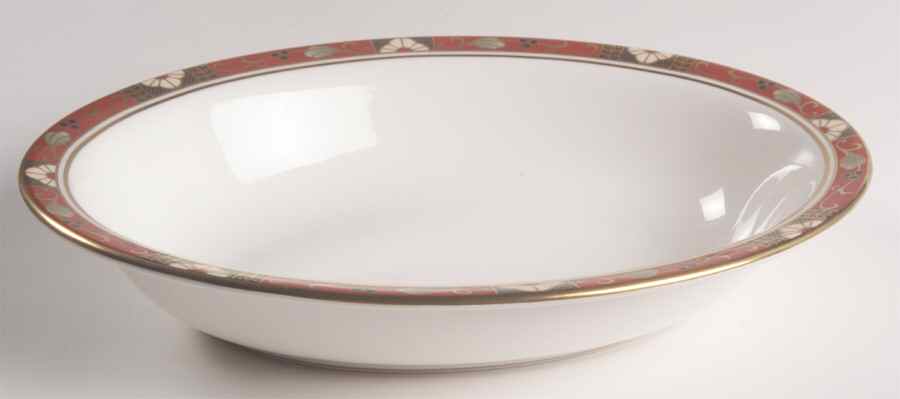 Cloisonne 10" Oval Vegetable Bowl by Royal Crown Derby-1