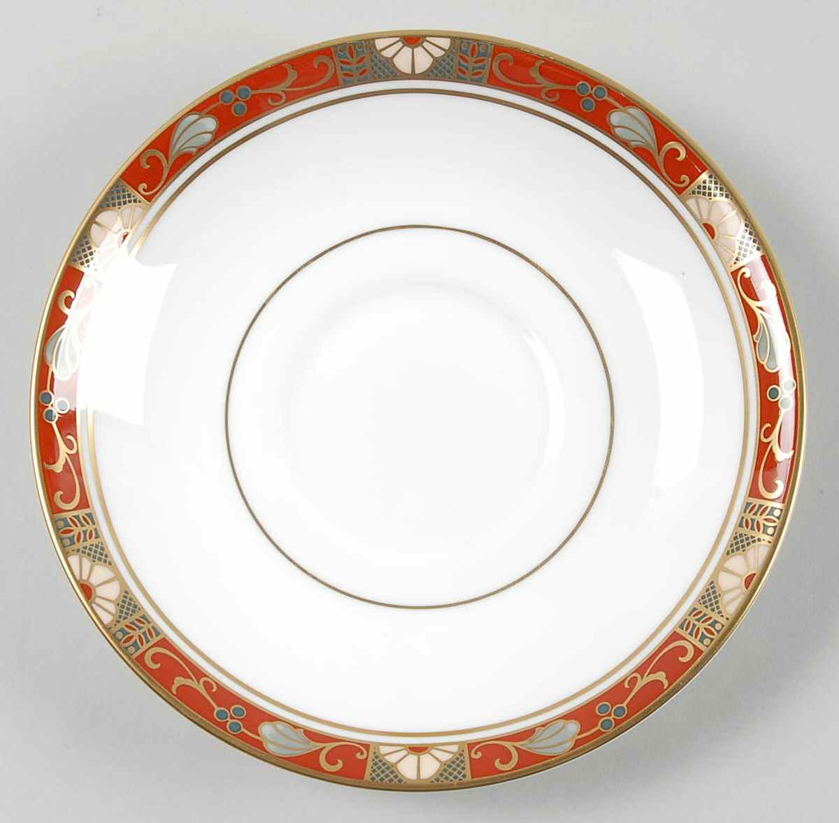 Cloisonne Saucer for Cream Soup Bowl by Royal Crown Derby-1