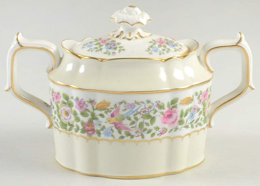 Cotswold Sugar Bowl & Lid by Royal Crown Derby-1
