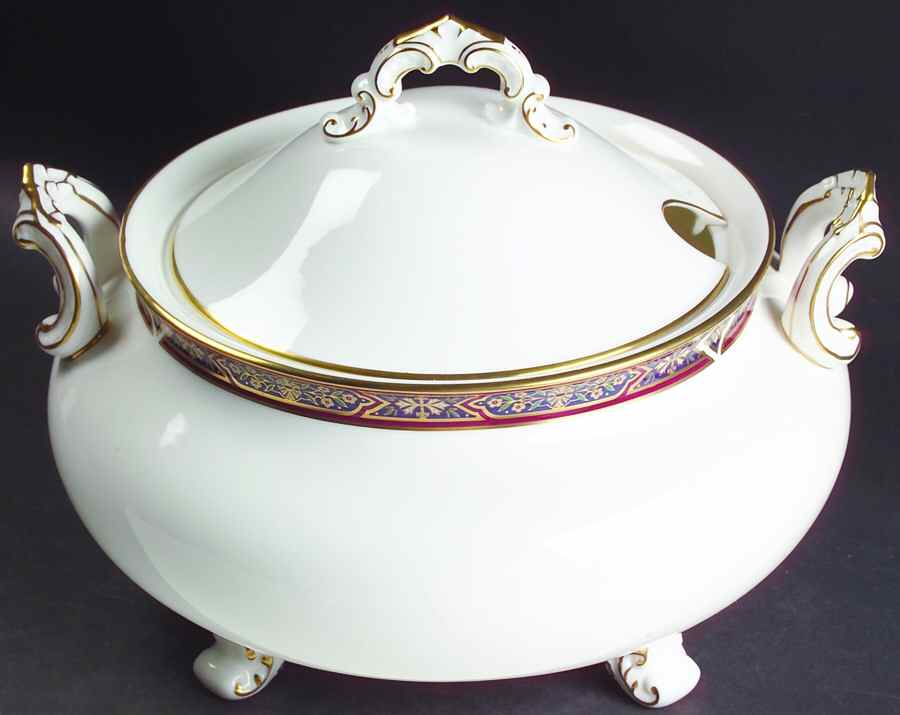 Dauphin Tureen &  Lid by Royal Crown Derby-1