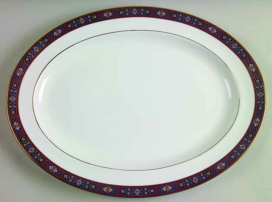 Dauphin 16" Oval Serving Platter by Royal Crown Derby-1