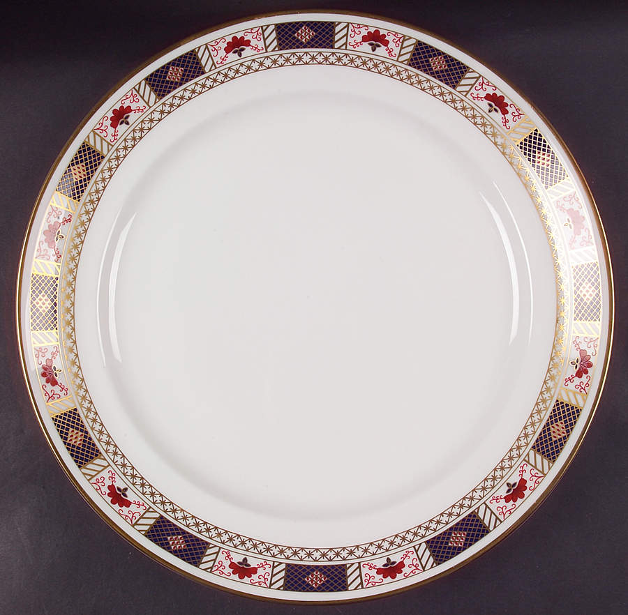 Derby Border 13" Chop Plate (Round Platter) by Royal Crown Derby-1