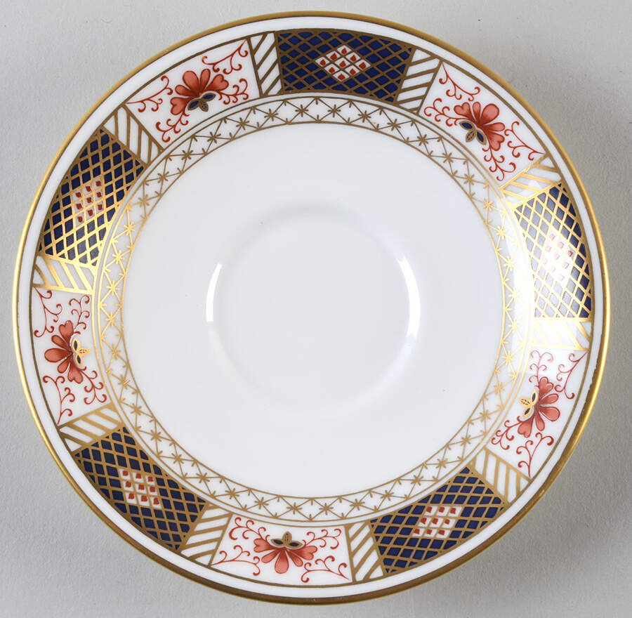 Derby Border Saucer for Footed Cup by Royal Crown Derby-1