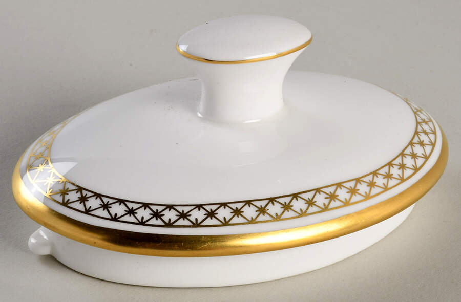 Derby Border Lid for Teapot by Royal Crown Derby-1