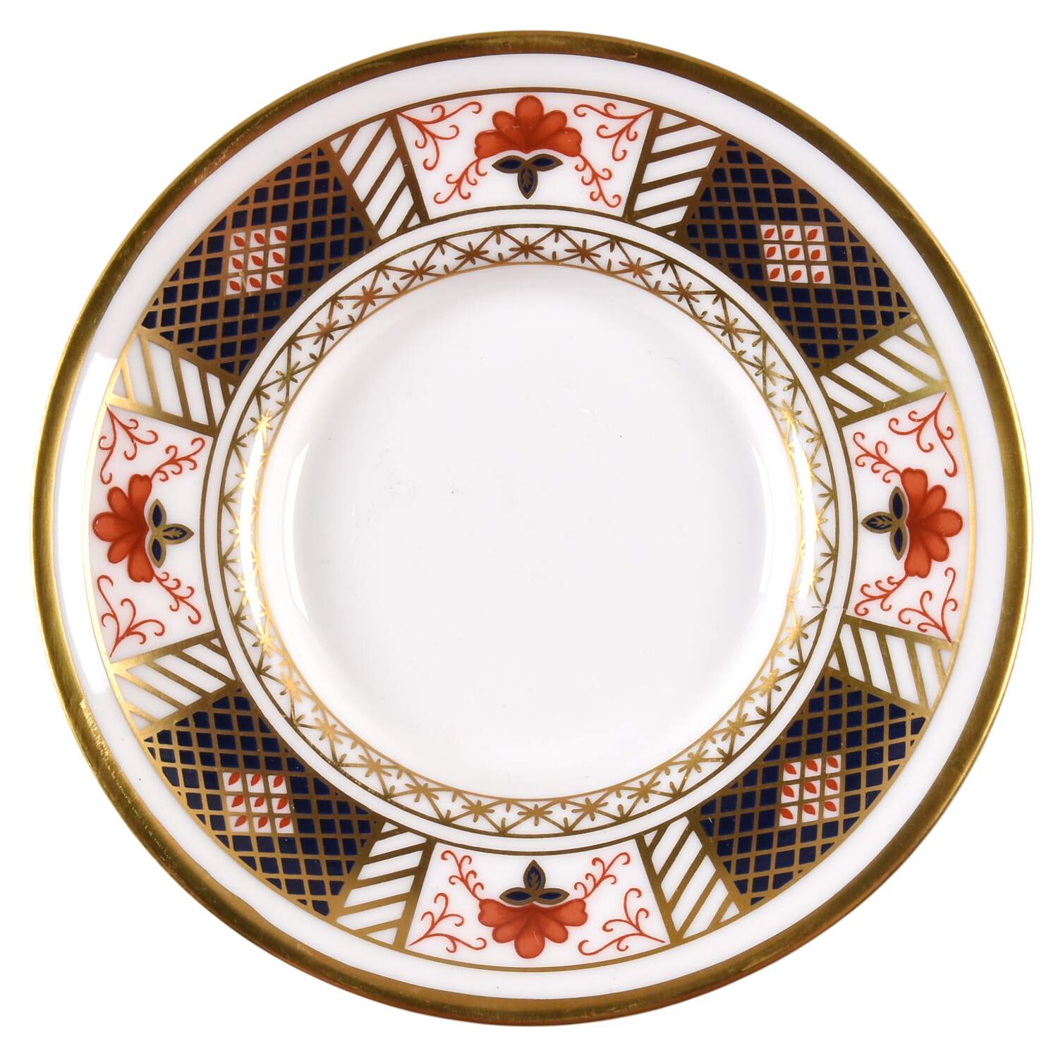 Derby Border Saucer for Demitasse Cup by Royal Crown Derby-1