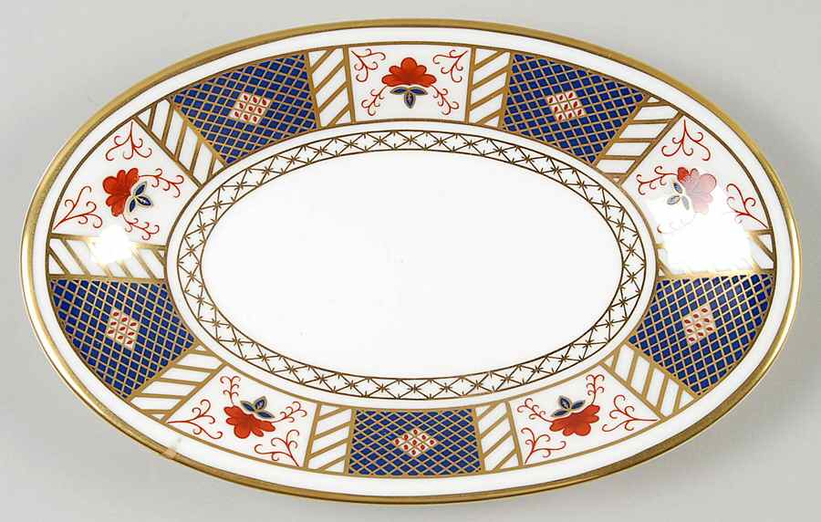 Derby Border Relish/Gravy Underplate by Royal Crown Derby-1